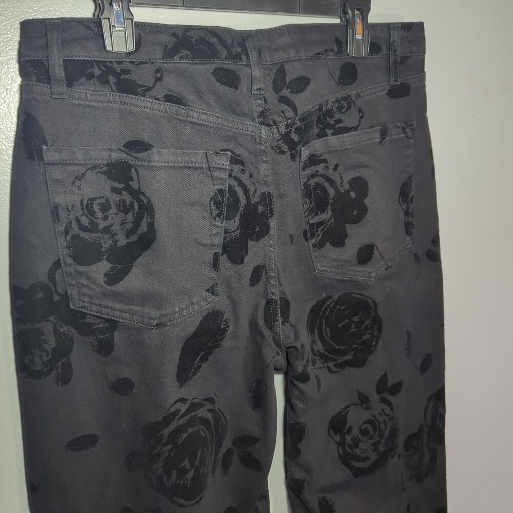 Wild Fable Y2K Goth Grunge Dark Coquette Rose Pants Black Plus 14